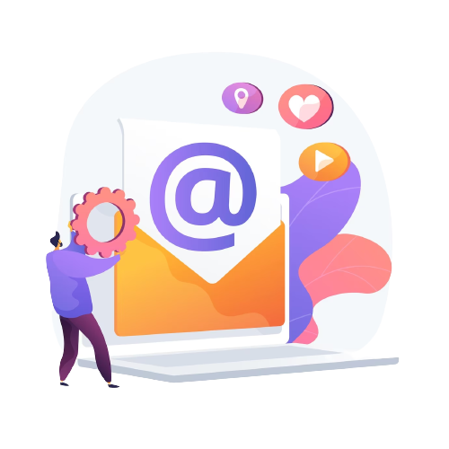 Illustration of configuring email